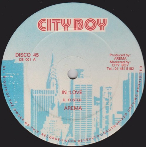 Arema - In Love (Vinyl, 12'') 1982