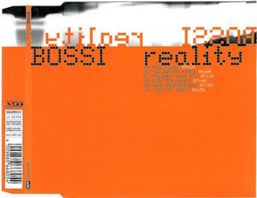 Bossi - Reality (CD, Maxi-Single) 1999 (Lossless)