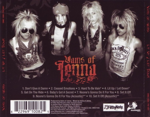 Vains Of Jenna - Lit Up/Let Down (2006) Vains Of Jenna - Lit Up/Let Down (2006)
