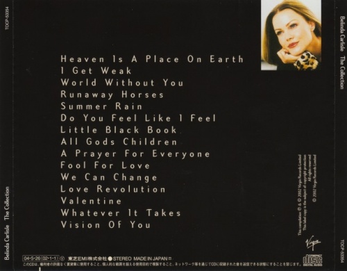 Belinda Carlisle - The Collection [Japanese Edition] (2002) (Lossless)