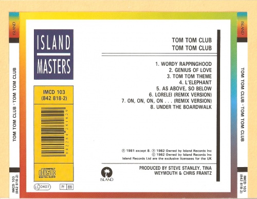 Tom Tom Club - Tom Tom Club 1981 (Lossless+MP3)2008