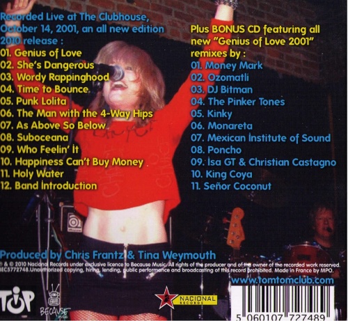 Tom Tom Club &#8206; Genius Of Live 2010 (Lossless+MP3) 2CD