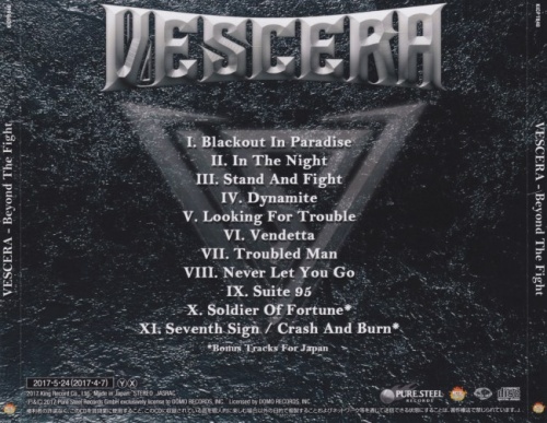 Vescera - Beyond The Fight [Japanese Edition] (2017) (Lossless)