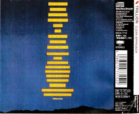 Trillion - Clear Approach (1980) [Reissue 1998] Lossless