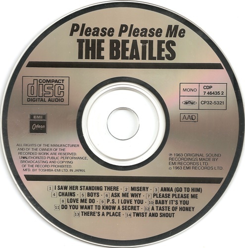 The Beatles - Please Please Me (1963/1987) [Japanese Edition] [Lossless+Mp3]