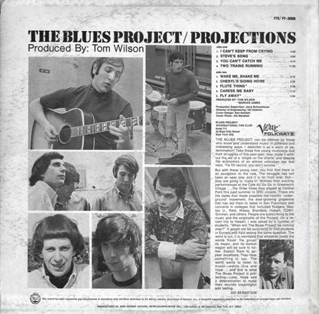 The Blues Project - Projections (1966) [Mono / Vinyl Rip 24/192] Lossless