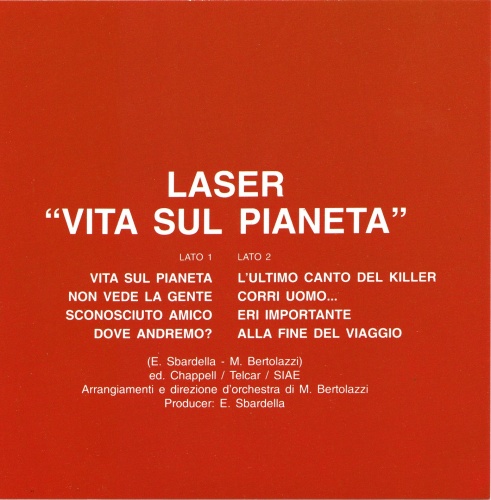 Laser - Vita Sul Pianeta 1973 (Lossless+MP3) 1992