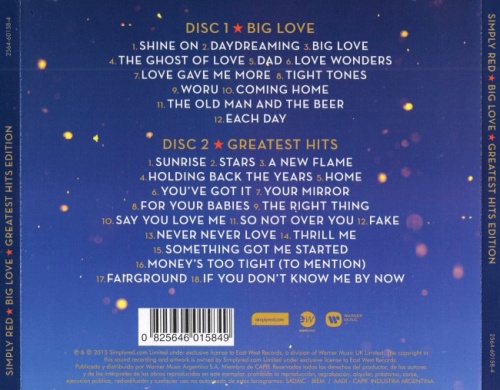 Simply Red - Big Love: Greatest Hits Edition (30th Anniversary) [2CD] (2015) (Lossless)