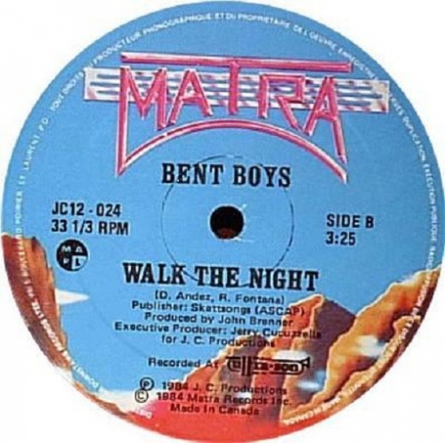 Bent Boys - Walk The Night (Vinyl, 12'') (1984)