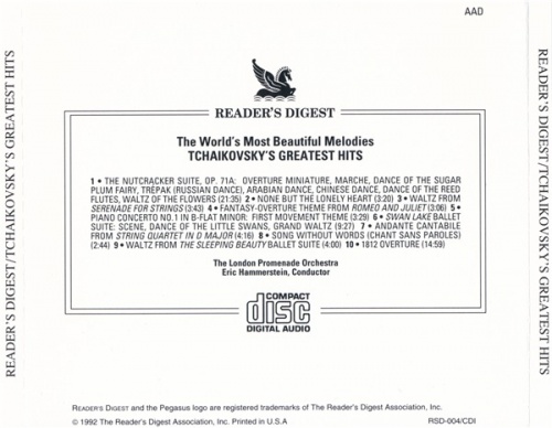 The London Promenade Orchestra - Tchaikovsky's Greatest Hits (1992) (Lossless + mp3)