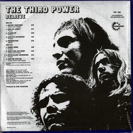 The Third Power - Believe (1970) [Vinyl Rip 24/192] Lossless