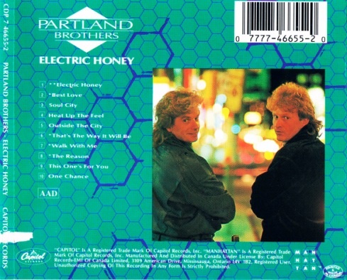 Partland Brothers - Electric Honey (1986) Lossless Partland Brothers - Electric Honey (1986) Lossless