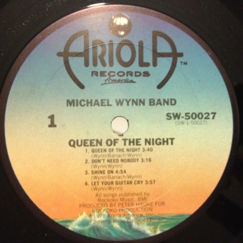 The Michael Wynn Band - Queen Of The Night 1977 (Lossless+MP3) LP 1978