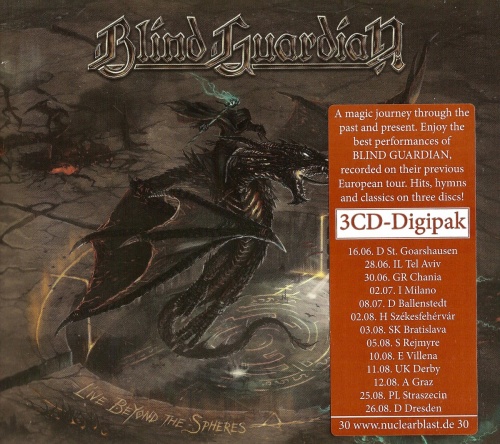 Blind Guardian - Live Beyond The Spheres [3CD] (2017) (Lossless)