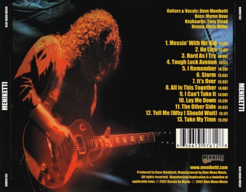 Dave Meniketti - Meniketti 2002 (Lossless+MP3)