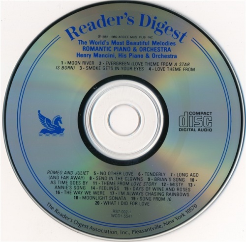 Henry Mancini - Romantic Piano & Orchestra (1989) (Lossless + mp3)