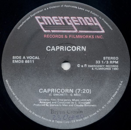Capricorn - Capricorn (Vinyl, 12'') 1980