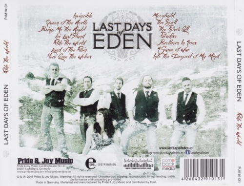 Last Days Of Eden - Ride The World (2015) (Lossless)