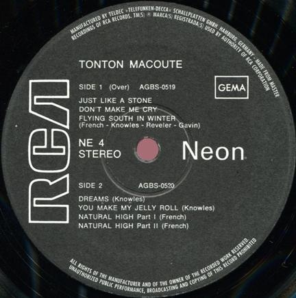 Tonton Macoute - Tonton Macoute (1971) [Vinyl Rip 24/192] Lossless