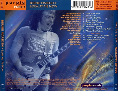 Bernie Marsden - Look At Me Now 1981(Lossless)