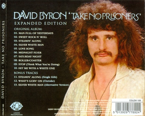 David Byron - Take No Prisoners (1975) [Expanded Edit. 2011] Lossless