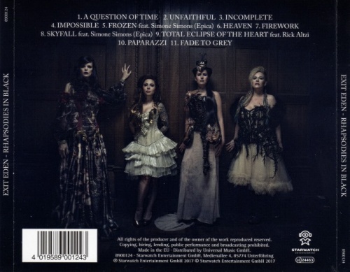 Exit Eden - Rhapsodies In Black (2017) (Lossless)