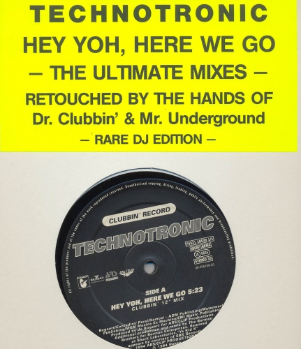 Technotronic - Hey Yoh, Here We Go (The Ultimate Mixes) (2 x Vinyl, 12'') (1994)