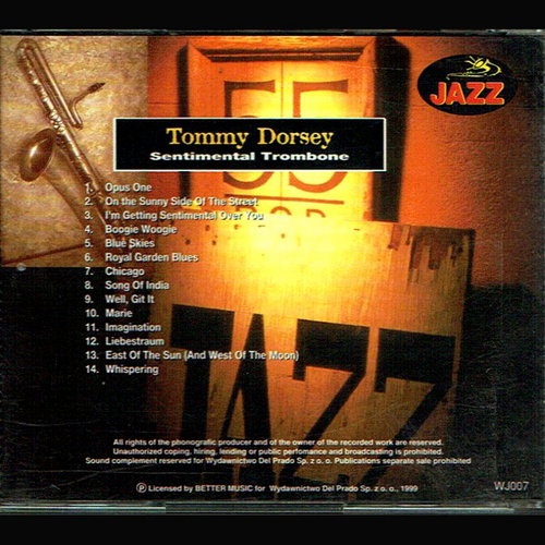 Tommy Dorsey - Sentimental Trombone(1995)