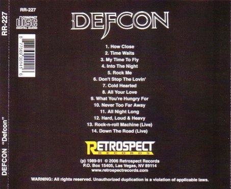 Defcon - Defcon (1989) [Reissue 2006] Lossless