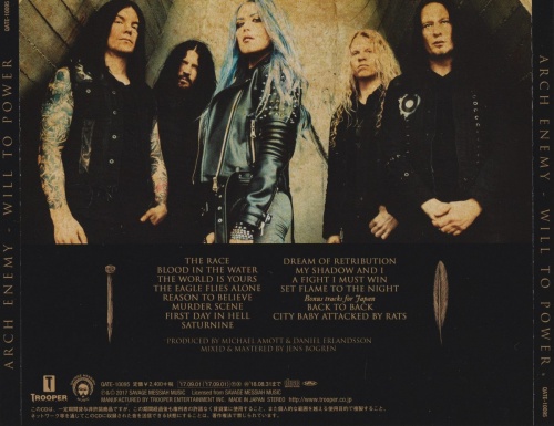 Arch Enemy - Will To Power [Japanese Edition] (2017) (Lossless)