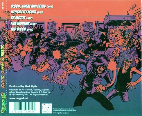 Bug Girl - Blood, Sweat & Beers (2009) [EP] Lossless