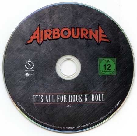 Airbourne - It's All For Rock'n'Roll (DVD) (2017)