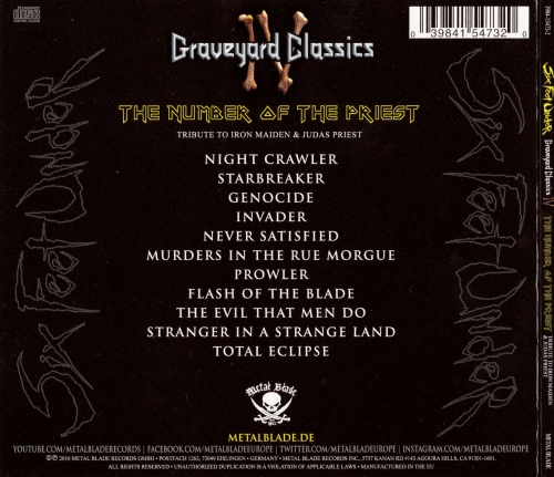 Six Feet Under - Graveyard Classics IV: The Number Of The Priest (2016) (Lossless)