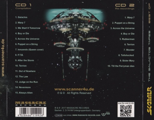 Scanner - The Galactos Tapes: Best Of [2CD] (2017) (Lossless)