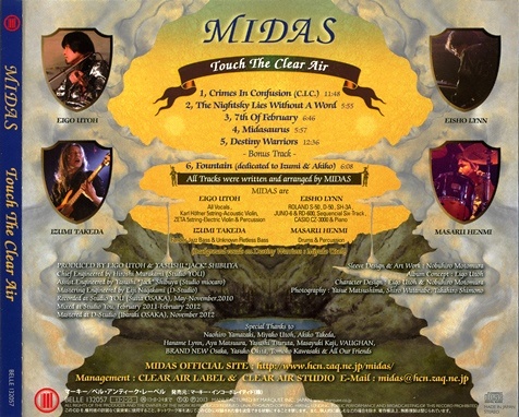 Midas - Touch The Clear Air (2013) Lossless