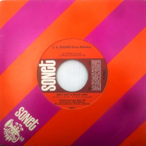 D.D. Sound Disco Delivery - She's Not A Disco Lady (Vinyl, 7'') 1978 (Lossless)
