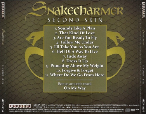 Snakecharmer - Second Skin [Japanese Edition] (2017) (Lossless)