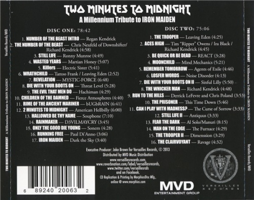 VA - Two Minutes To Midnight: A Millennium Tribute To Iron Maiden (2013)