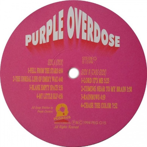 Purple Overdose - Purple Overdose 1994 (Vinyl LP)