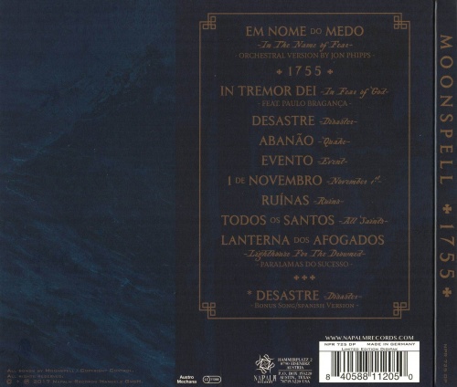 Moonspell - 1755 [Limited Edition] (2017) (Lossless)