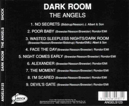 The Angels - Dark Room (1980) [Reissue 1998] Lossless