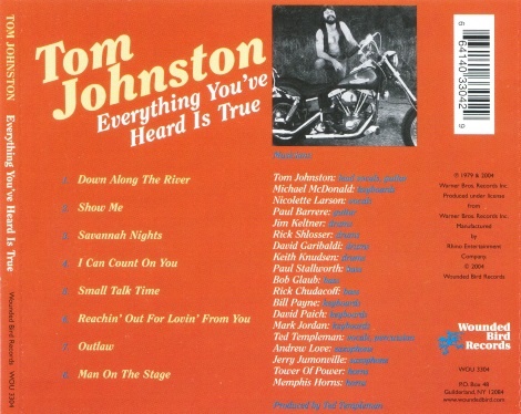 Tom Johnston - Everything You've Hearded (1979) [Reissue 2004] Lossless