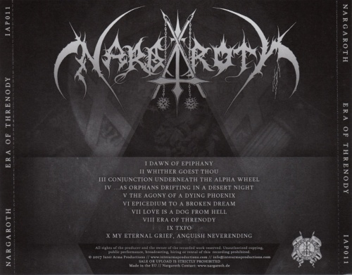 Nargaroth - Era Of Threnody (2017) (Lossless)