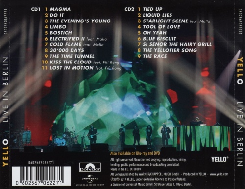 Yello - Live In Berlin [2CD] (2017) (Lossless)