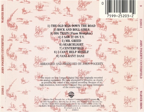 John Fogerty - Centerfield (1985) (Lossless)
