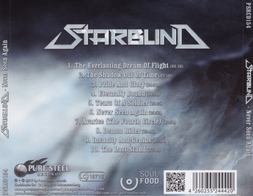 Starblind - Never Seen Again (2017) (Lossless)