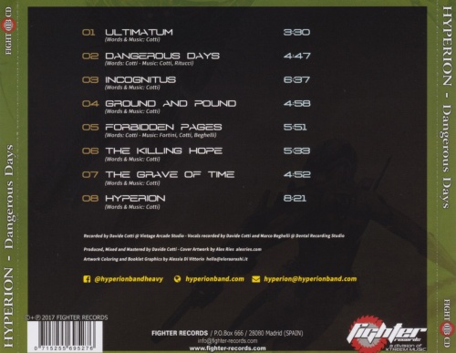 Hyperion - Dangerous Days (2017) (Lossless)