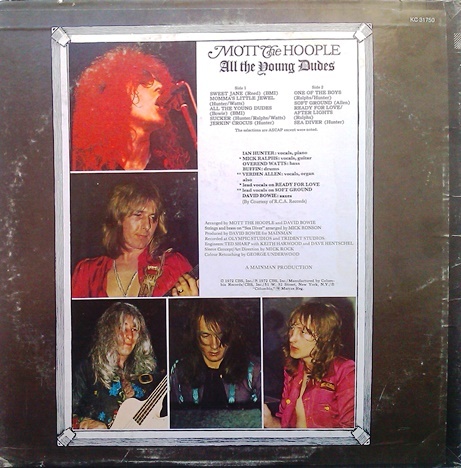 Mott The Hoople - All The Young Dudes (1972) [Vinyl Rip 24/192] Lossless