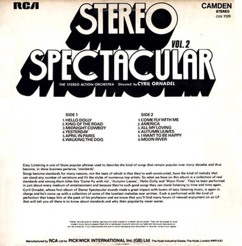 The Stereo Action Orchestra - Stereo Spectacular Vol. 2 (1973) (Lossless)