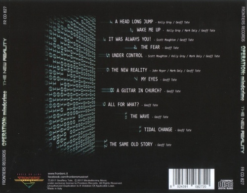 Operation: Mindcrime - The New Reality (2017) (Lossless)